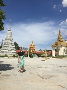 At the Royal Palace.